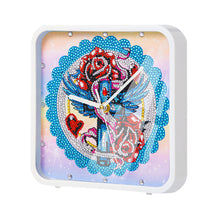 Load image into Gallery viewer, Christmas Special Shape DIY Crystal Diamond Clock Diamond Art Clock Pendants Kit