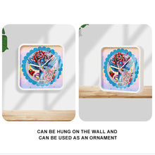 Load image into Gallery viewer, Christmas Special Shape DIY Crystal Diamond Clock Diamond Art Clock Pendants Kit