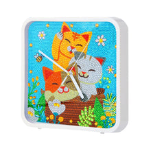 Load image into Gallery viewer, Christmas Special Shape DIY Crystal Diamond Clock Diamond Art Clock Pendants Kit