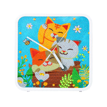 Load image into Gallery viewer, Christmas Special Shape DIY Crystal Diamond Clock Diamond Art Clock Pendants Kit