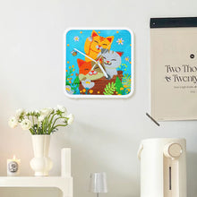 Load image into Gallery viewer, Christmas Special Shape DIY Crystal Diamond Clock Diamond Art Clock Pendants Kit