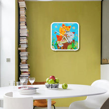 Load image into Gallery viewer, Christmas Special Shape DIY Crystal Diamond Clock Diamond Art Clock Pendants Kit