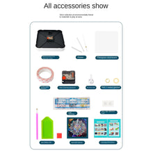 Load image into Gallery viewer, Christmas Special Shape DIY Crystal Diamond Clock Diamond Art Clock Pendants Kit