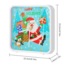 Load image into Gallery viewer, Christmas Special Shape DIY Crystal Diamond Clock Diamond Art Clock Pendants Kit
