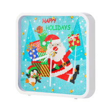 Load image into Gallery viewer, Christmas Special Shape DIY Crystal Diamond Clock Diamond Art Clock Pendants Kit