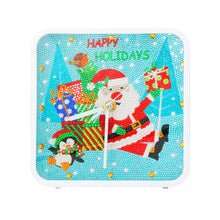 Load image into Gallery viewer, Christmas Special Shape DIY Crystal Diamond Clock Diamond Art Clock Pendants Kit
