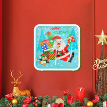 Load image into Gallery viewer, Christmas Special Shape DIY Crystal Diamond Clock Diamond Art Clock Pendants Kit