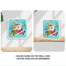 Load image into Gallery viewer, Christmas Special Shape DIY Crystal Diamond Clock Diamond Art Clock Pendants Kit