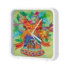 Load image into Gallery viewer, Christmas Special Shape DIY Crystal Diamond Clock Diamond Art Clock Pendants Kit