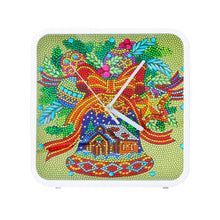 Load image into Gallery viewer, Christmas Special Shape DIY Crystal Diamond Clock Diamond Art Clock Pendants Kit