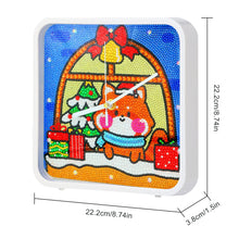 Load image into Gallery viewer, Christmas Special Shape DIY Crystal Diamond Clock Diamond Art Clock Pendants Kit