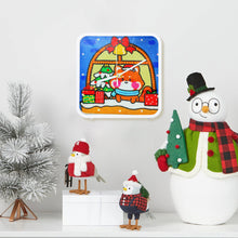 Load image into Gallery viewer, Christmas Special Shape DIY Crystal Diamond Clock Diamond Art Clock Pendants Kit