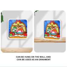 Load image into Gallery viewer, Christmas Special Shape DIY Crystal Diamond Clock Diamond Art Clock Pendants Kit