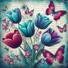 Load image into Gallery viewer, Diamond Painting - Full Square - Flowers (30*30CM)