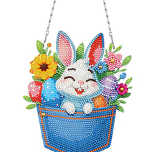 Load image into Gallery viewer, Snowflake Diamond Painting Hanging Pendant 5D DIY Diamond Painting Dots Pendant