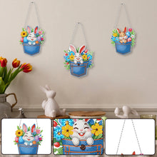 Load image into Gallery viewer, Snowflake Diamond Painting Hanging Pendant 5D DIY Diamond Painting Dots Pendant