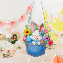 Load image into Gallery viewer, Snowflake Diamond Painting Hanging Pendant 5D DIY Diamond Painting Dots Pendant