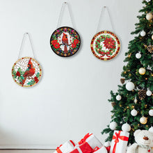 Load image into Gallery viewer, Snowflake Diamond Painting Hanging Pendant 5D DIY Diamond Painting Dots Pendant