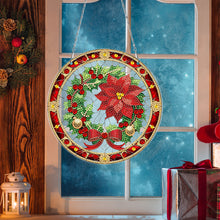 Load image into Gallery viewer, Snowflake Diamond Painting Hanging Pendant 5D DIY Diamond Painting Dots Pendant