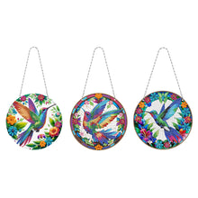 Load image into Gallery viewer, Snowflake Diamond Painting Hanging Pendant 5D DIY Diamond Painting Dots Pendant