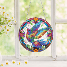 Load image into Gallery viewer, Snowflake Diamond Painting Hanging Pendant 5D DIY Diamond Painting Dots Pendant