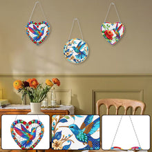 Load image into Gallery viewer, Snowflake Diamond Painting Hanging Pendant 5D DIY Diamond Painting Dots Pendant