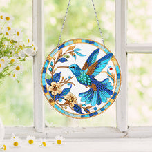 Load image into Gallery viewer, Snowflake Diamond Painting Hanging Pendant 5D DIY Diamond Painting Dots Pendant