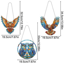 Load image into Gallery viewer, Snowflake Diamond Painting Hanging Pendant 5D DIY Diamond Painting Dots Pendant