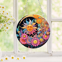 Load image into Gallery viewer, Snowflake Diamond Painting Hanging Pendant 5D DIY Diamond Painting Dots Pendant