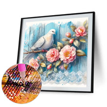 Load image into Gallery viewer, Diamond Painting - Full Round - White dove and camellia (30*30CM)
