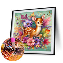 Load image into Gallery viewer, Diamond Painting - Full Round - Elk and maple leaf bouquet (30*30CM)