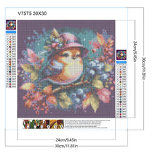 Load image into Gallery viewer, Diamond Painting - Full Round - Sparrow and blueberry red beans (30*30CM)