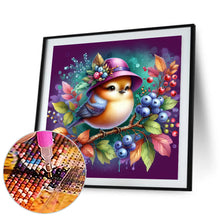 Load image into Gallery viewer, Diamond Painting - Full Round - Sparrow and blueberry red beans (30*30CM)
