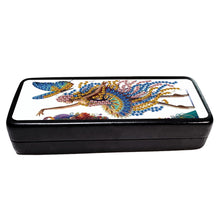 Load image into Gallery viewer, Butterfly Diamond Painting Eyeglasses Case Glasses Storage Case for Friends Gift