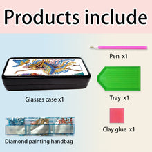 Load image into Gallery viewer, Butterfly Diamond Painting Eyeglasses Case Glasses Storage Case for Friends Gift