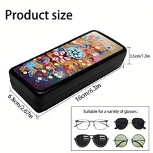 Load image into Gallery viewer, Butterfly Diamond Painting Eyeglasses Case Glasses Storage Case for Friends Gift