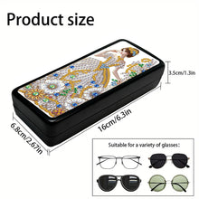 Load image into Gallery viewer, Butterfly Diamond Painting Eyeglasses Case Glasses Storage Case for Friends Gift