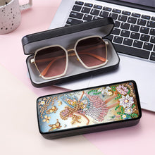 Load image into Gallery viewer, Butterfly Diamond Painting Eyeglasses Case Glasses Storage Case for Friends Gift