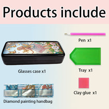 Load image into Gallery viewer, Butterfly Diamond Painting Eyeglasses Case Glasses Storage Case for Friends Gift