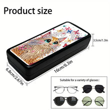 Load image into Gallery viewer, Butterfly Diamond Painting Eyeglasses Case Glasses Storage Case for Friends Gift