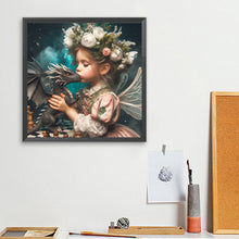 Load image into Gallery viewer, Diamond Painting - Full Square - Dragon and elf (30*30CM)