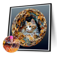 Load image into Gallery viewer, Diamond Painting - Full Round - Paper-carved cats (30*30CM)