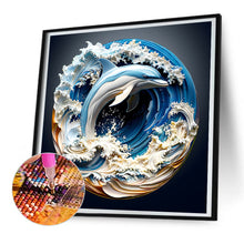 Load image into Gallery viewer, Diamond Painting - Full Round - Paper-carved dolphins (30*30CM)