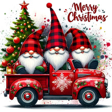 Load image into Gallery viewer, Diamond Painting - Full Round - Christmas gnomes (40*40CM)