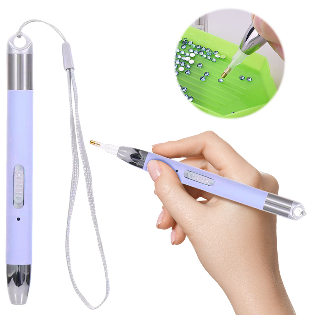 Diamond Painting Pen 5D Diamond Painting Tools with 7 Tips with Light for Adults