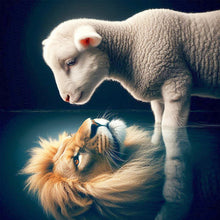 Load image into Gallery viewer, Diamond Painting - Full Square - Lions and sheep (30*30CM)