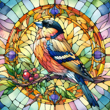 Load image into Gallery viewer, Diamond Painting - Full Round - Glass art - Bird (30*30CM)