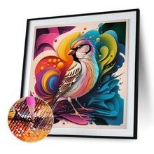 Load image into Gallery viewer, Diamond Painting - Full Round - Oil-painted sparrow (30*30CM)