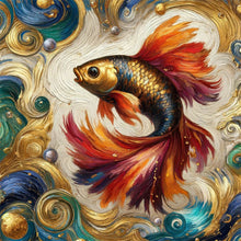 Load image into Gallery viewer, Diamond Painting - Full Round - Gold-dust goldfish (30*30CM)