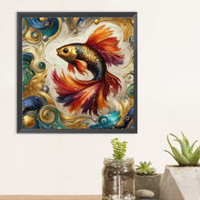 Load image into Gallery viewer, Diamond Painting - Full Round - Gold-dust goldfish (30*30CM)